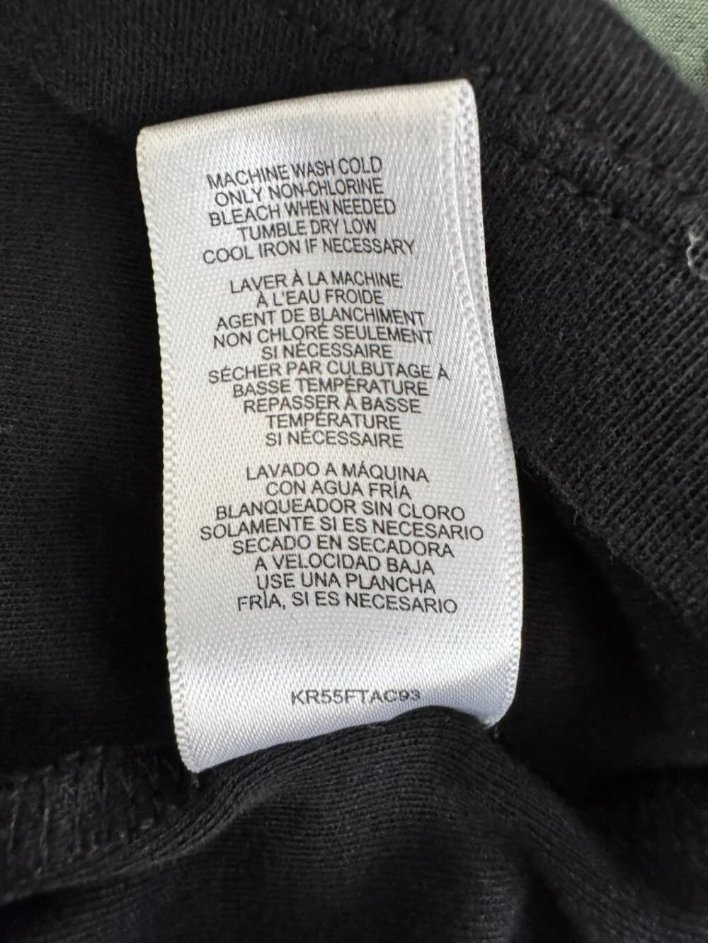 Michael Kors Black Snap Mock Neck Long Sleeve Top Pullover Women's Large